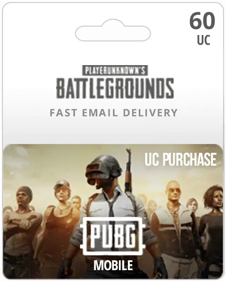 60UC PUBG Mobile Gift Card