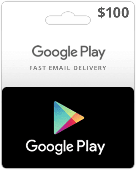 Gift Card Gift $100 Google Card Codes Google Play Play |